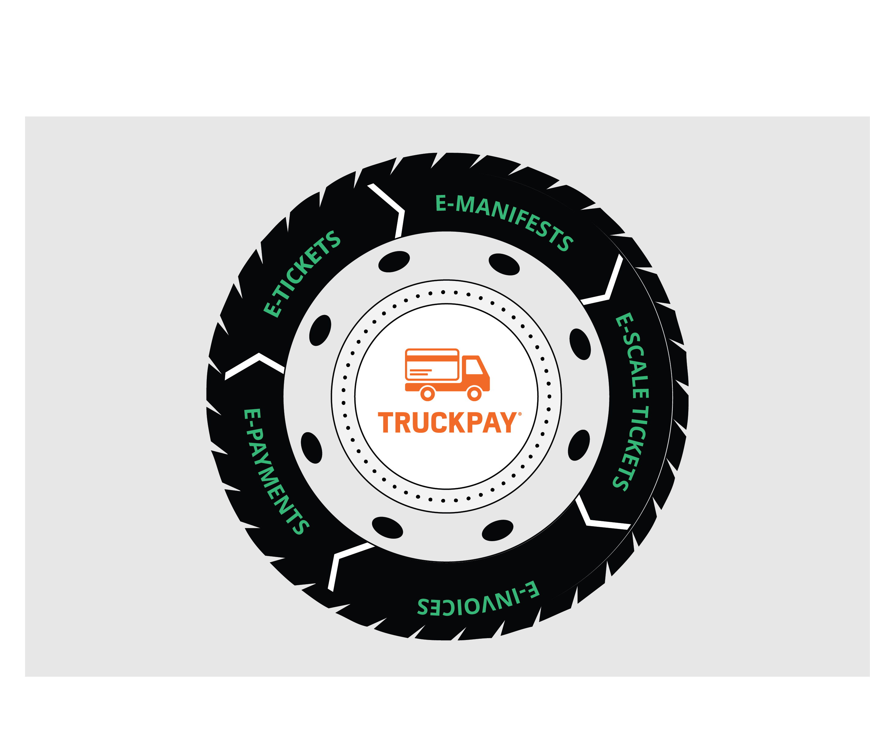 TruckPay Tire Logo